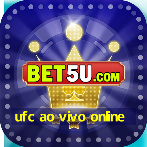 ufc ao vivo online